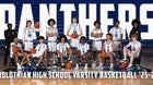 Midlothian Panthers Boys Varsity Basketball Winter 25-26 team photo.