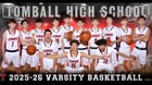 Tomball Cougars Boys Varsity Basketball Winter 25-26 team photo.