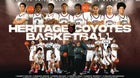Heritage Coyotes Boys Varsity Basketball Winter 25-26 team photo.