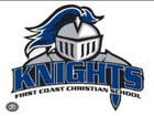 First Coast Christian Knights Boys Varsity Basketball Winter 25-26 team photo.