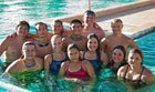 San Manuel Miners Boys Varsity Swimming Fall 14-15 team photo.