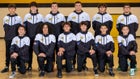 St. Pius X Sartans Boys Varsity Wrestling Winter 23-24 team photo.