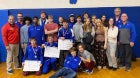 Mt. Ararat Eagles Boys Varsity Wrestling Winter 23-24 team photo.