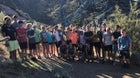 La Cueva Bears Girls Varsity Cross Country Fall 22-23 team photo.