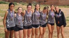 Aztec Tigers Girls Varsity Cross Country Fall 22-23 team photo.
