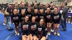 Mount Sinai Mustangs Co-ed Varsity Cheer Winter 24-25 team photo.