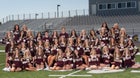 Rigby Trojans Co-ed Varsity Cheer Winter 24-25 team photo.
