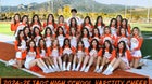 Taos Tigers Co-ed Varsity Cheer Winter 24-25 team photo.
