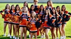 Clayton Yellowjackets Co-ed Varsity Cheer Winter 24-25 team photo.