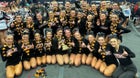 Jerome Tigers Co-ed Varsity Cheer Winter 24-25 team photo.