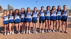 Socorro Warriors Girls Varsity Cross Country Fall 26-27 team photo.