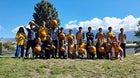 Zuni Thunderbirds Girls Varsity Cross Country Fall 26-27 team photo.