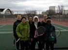 Highland Hornets Girls Varsity Tennis Spring 15-16 team photo.