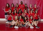 Grants Pirates Girls Varsity Tennis Spring 15-16 team photo.