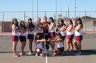 Gadsden Panthers Girls Varsity Tennis Spring 15-16 team photo.