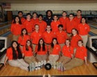 Rogers Heritage War Eagles Girls Varsity Bowling Winter 17-18 team photo.