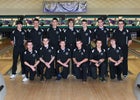 Frontier Falcons Boys Varsity Bowling Winter 15-16 team photo.