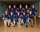 Homer Trojans Boys Varsity Bowling Winter 15-16 team photo.