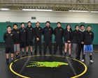 Newcomb Skyhawks Boys Varsity Wrestling Winter 19-20 team photo.