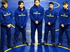 Mountain View Yellowjackets Boys Varsity Wrestling Winter 19-20 team photo.
