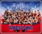 Evanston Red Devils Boys Varsity Wrestling Winter 19-20 team photo.