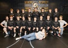 Buffalo Bison Boys Varsity Wrestling Winter 19-20 team photo.