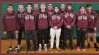 Dedham Marauders Boys Varsity Wrestling Winter 19-20 team photo.