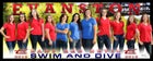 Evanston Red Devils Girls Varsity Swimming Fall 18-19 team photo.