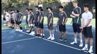 Half Moon Bay Cougars Boys Varsity Tennis Spring 21-22 team photo.