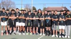 Farmington Scorpions Boys Varsity Tennis Spring 21-22 team photo.