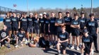 Hough Huskies Boys Varsity Tennis Spring 21-22 team photo.