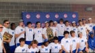 McCallie Blue Tornado Boys Varsity Tennis Spring 21-22 team photo.