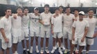 Catholic Bears Boys Varsity Tennis Spring 21-22 team photo.