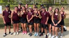 Long Beach Bearcats Boys Varsity Tennis Spring 21-22 team photo.