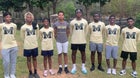 McDonough Warhawks Boys Varsity Tennis Spring 21-22 team photo.