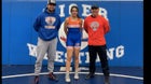 Los Lunas Tigers Girls Varsity Wrestling Winter 21-22 team photo.