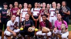 Hebron Christian Lions Girls Varsity Softball Fall 25-26 team photo.