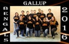 Gallup Bengals Girls Varsity Swimming Fall 16-17 team photo.