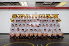 La Canada Spartans Boys Varsity Wrestling Winter 16-17 team photo.