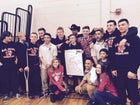 Edwin O. Smith Panthers Boys Varsity Wrestling Winter 16-17 team photo.
