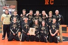 St. Ignace Saints Boys Varsity Wrestling Winter 16-17 team photo.
