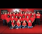 Searcy Lions Boys Varsity Wrestling Winter 16-17 team photo.