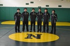 Newcomb Skyhawks Boys Varsity Wrestling Winter 16-17 team photo.