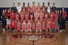 Rolesville Rams Boys Varsity Wrestling Winter 16-17 team photo.