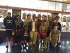 Central Tigers Boys Varsity Wrestling Winter 16-17 team photo.