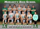 Moriarty Pintos Boys Varsity Wrestling Winter 16-17 team photo.