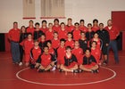 Albuquerque Academy Chargers Boys Varsity Wrestling Winter 16-17 team photo.