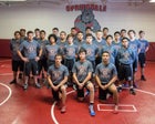 Springdale Bulldogs Boys Varsity Wrestling Winter 16-17 team photo.