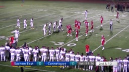 Sachem East football highlights Connetquot High School