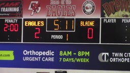 Blaine ice hockey highlights Eden Prairie High School